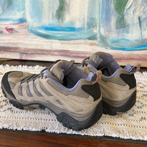 Merrell Ventilated Hiking Shoes With air cushion soles Gray & Blue Women's Sz7.5 - Picture 3 of 5